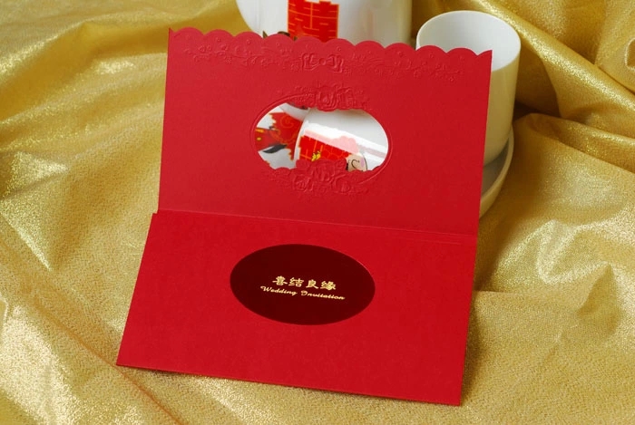 贺卡 婚礼喜帖 结婚请柬 2512 10张/包